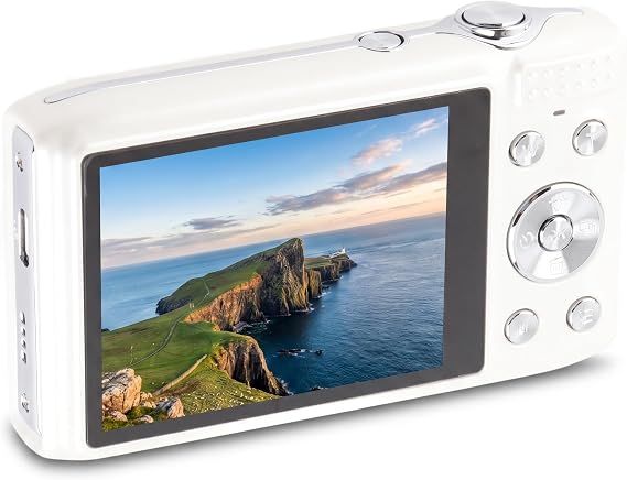 Digital Camera, Autofocus 4K 58MP Vlogging Camera, 16X Digital Zoom, Point and Shoot, Portable Compact, for Travel Adult Beginner