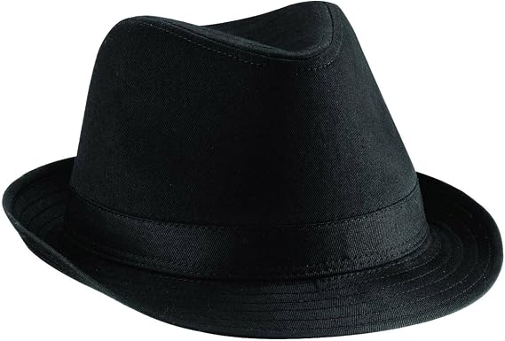 Beechfield Fedora - Black - Small