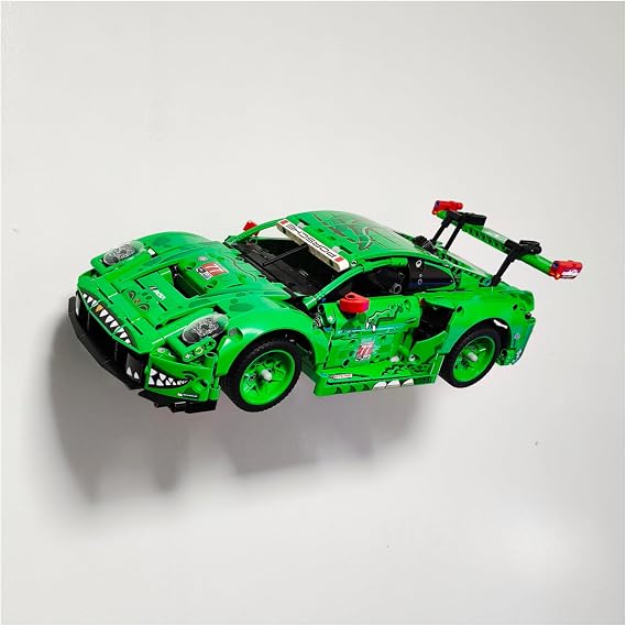 Wall Mount Compatible with Lego Technic Porsche 911 GT3 R Rexy 42224 | Display Your Model securely | Heavy Duty Stainless Steel | Car NOT Included