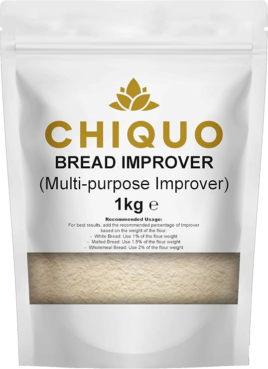 Chiquo Bread Improver 1kg – Professional Dough Enhancer & Conditioner for Perfect Bread Texture – Strengthens Starch & Enhances Texture – Ideal for All Flours