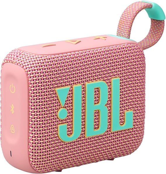 JBL Go4, Bluetooth Hoparlör, IP67, Pembe