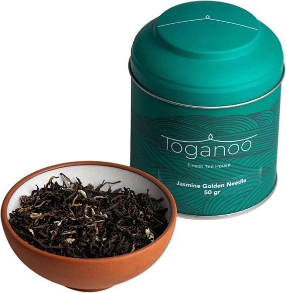 Toganoo Tea Jasmine Golden Needle Yaseminli Siyah Çay 50 gr