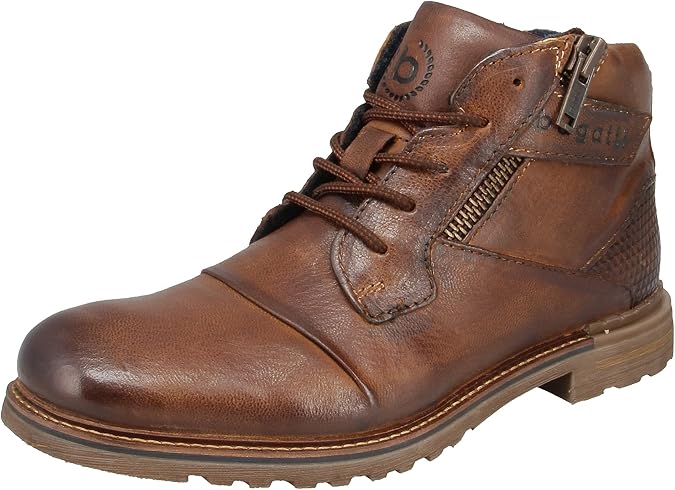 bugatti Vittore 321-A0U34-3200 Men's Shoes Boots/Boots Cognac