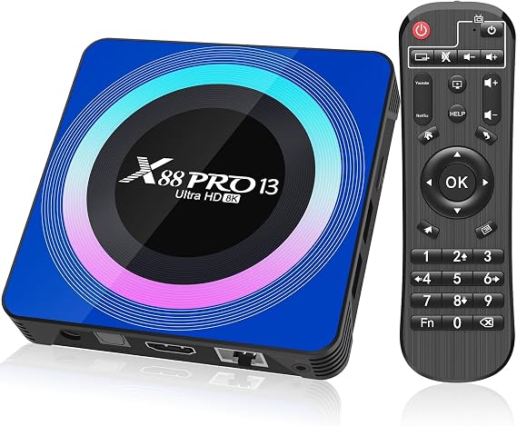 Android 13.0 TV Box, Android TV Box 4GB RAM 32GB ROM