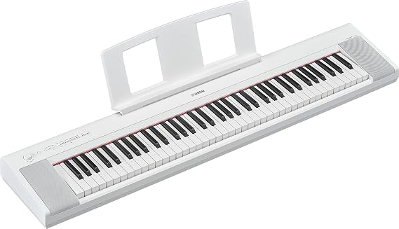 Yamaha NP-35 Piaggero Digital Keyboard with 76 Graded Soft-Touch Sensitive Keys and 15 Instrumental Voices, Lightweight and Portable