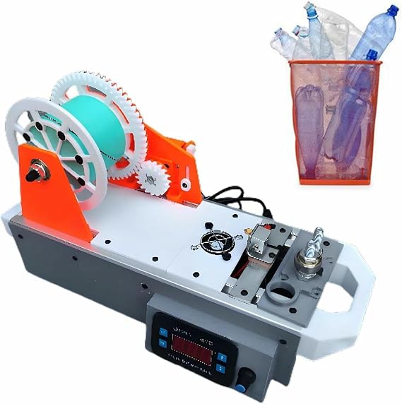 3D Filament Extraction From Plastic Bottle, 500g-1000g/h Digital Temperature Control 3D Printer Filament Maker Recycled PET Bottle Conversion Network, Desktop Filament Maker~/