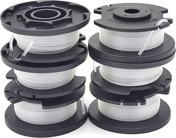 Weed Eater String for Hyper Tough HT-19-401-003-06 & HT-19-401-003-07,0.065" 16 Feet String Trimmer Line,20V Max Weed Wacker String Trimmer Spool Replacement,6 Pack