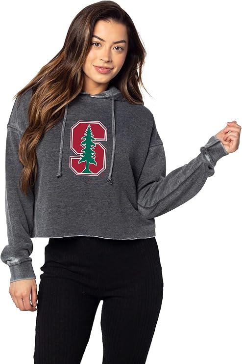 chicka-d NCAA レディース オーバーサイズ ドロップショルダー クルーネック フリース スウェットシャツ | Ncaa プライマリーチーム アイコン チームカラー