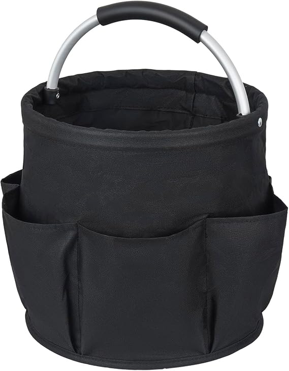 Cleaning Caddy with Handle, Multi Pocket Foldable Cleaning Caddy Bag Bucket
