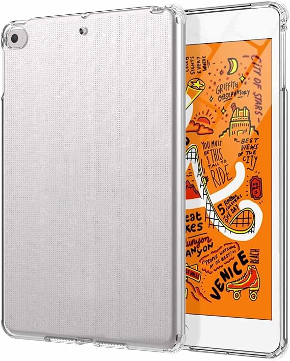 Microsonic Apple iPad Mini 5 7.9'' 2019 (A2133-A2124-A2125-A2126) Shock Absorbing Şeffaf [iPad Mini 5 ile Uyumlu Kılıf - Şeffaf]
