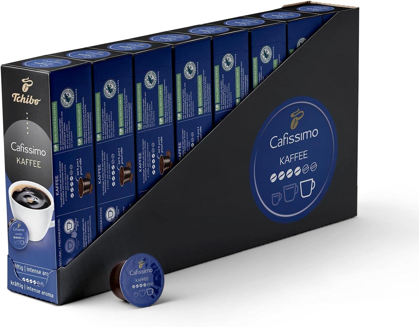 Tchibo Coffee Intense Aroma 80 Capsule Coffee - Advantageous Package