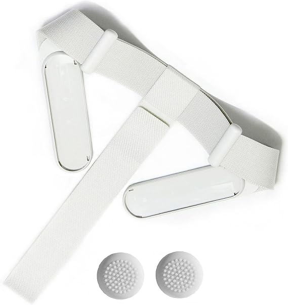 Replacement Head Strap for Oculus Quest 2 Headset, Headstrap for Meta Quest 2 PC Virtual Reality Headsets VR Accesories with 1 Pair Thumb Grip Caps