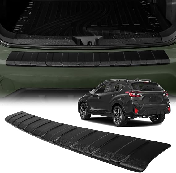Rear Bumper Guard Protector for Car Non-Slip Scratch-Resistant Trunk Door Protector for Subaru Crosstrek 2024-2025 Accessories (for Subaru Crosstrek 2024 2025 (Black))