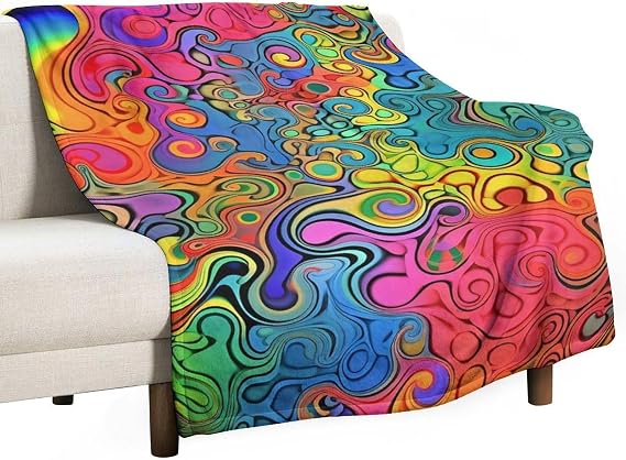 Throw Blanket for Couch Ultra-Soft Micro Fleece Blankets Bed Throws 40"x60"