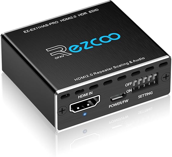HDMI 2.0 Audio Extractor 4K 60Hz PS5 1080P 120Hz 4:4:4 HDCP 2.2 CEC D-olby vision HDR de-embed SPDIF Optical 5.1CH 3.5mm stereo L/R Audio Breakout D-olby Digital Audio Decoder EDID Management Scaler