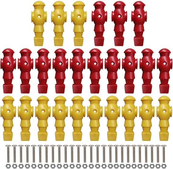 26Pcs Foosball Men Replacement Soccer Table Player Games Player Figure Components Football Table Accessories Enduring Football Machine Accessories