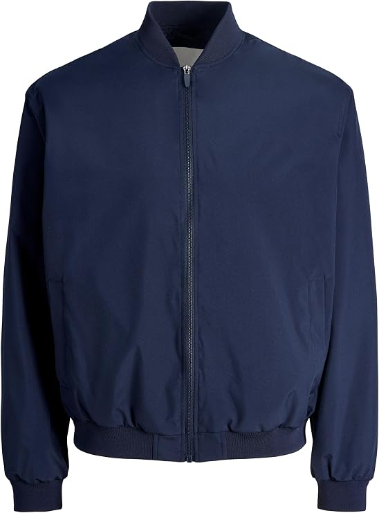 JACK & JONES JJECHARGE BOMBER JACKET NOOS Erkek Mont/Ceket Navy Blazer M
