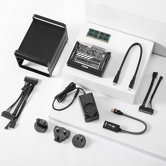 ZimaBlade 3760 Pocket DeskBuild NAS Kit, 4-Core with One-Click Apps Hackable Personal Server with PCIe x4, Gigabit Ethernet 4K Media Server Network Attached Storage (ZimaBlade 3760 N3350)