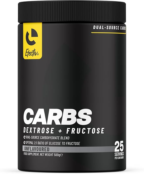EFECTIV Carb Powder 500g Dextrose Fructose Energy Fuel