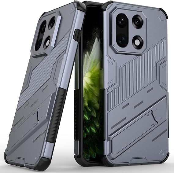 Phone Case for OnePlus 15, Two-Layered Protection Hard Shell Case with Integrated Two-Way Kickstand