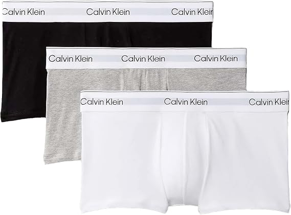 Calvin Klein Men's Low Rise Trunk 3pk Trunks (pack of 1)