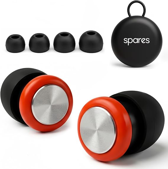 Professional-Grade High Fidelity Reusable Ear Plugs. Hearing Protection w/No Loop or Loops Sticking Out. Earplugs for Concerts, Musicians, Shooters, Motorcycles, and Every Environment.