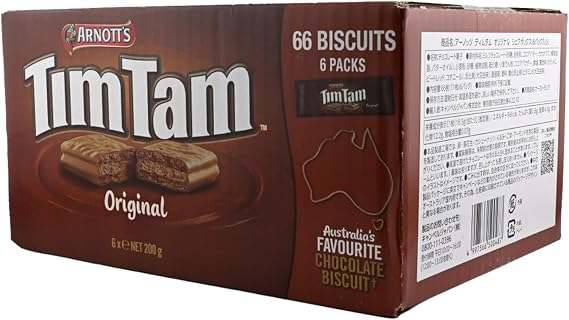 TimTam Original Share Box, 66 Count 11 x 6 Pack