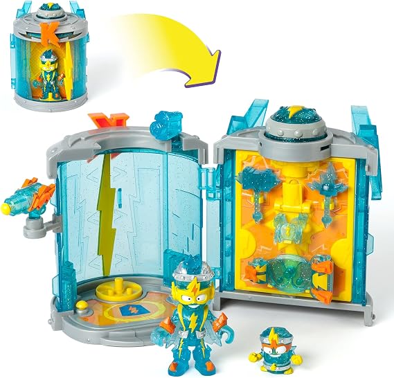 SUPERTHINGS Secret Base Kazoom Power, Secret Lair, Includes 1 Exclusive Kazoom Kid & 1 SuperThing & Many Accessories
