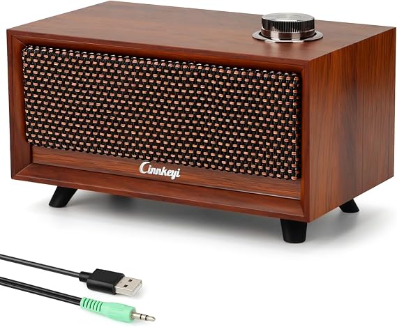 木製 PC サウンドバー コンピュータースピーカー – PCスピーカー USB電源 | PC | ラインイン | Bluetooth 3モード 3.5mm/USB入力 木製コンピューター サウンドバー コンパクト ステレオスピーカー デスクトップ、ノートパソコン、モニター、タブレット用