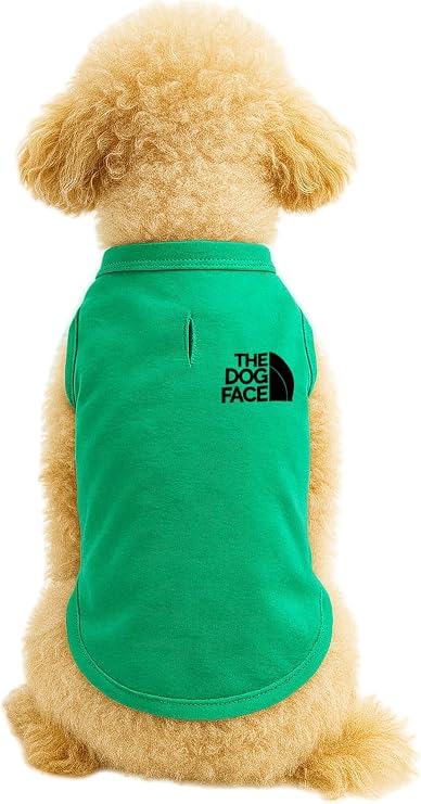 Kedi ve Köpek Kıyafeti & Elbisesi Yeşil The Dog Face Atlet 3XL