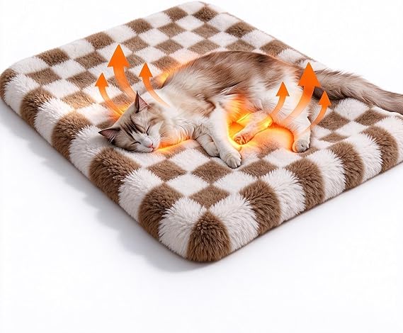 Kendinden ısıtmalı, çıkarılabilir ve yıkanabilir kedi yatağı