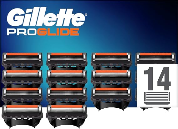 Gillette Fusion Proglide Yedek Tıraş Bıçağı 14 Adet - Karton Paket