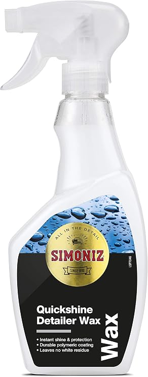 Simoniz, QuickShine Detailer Wax Quick Showroom Shine in A Fraction of the Time, 500ml