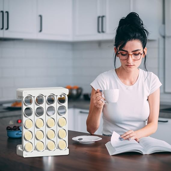 Coffee Pod Storage Rack Display Rack 50 Capacity Organization