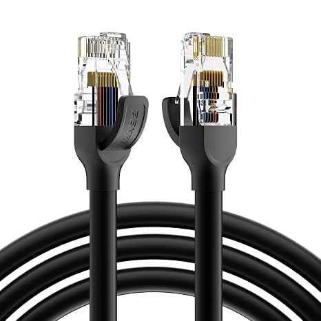 BENFEI Cat 6 Ethernet Cable 3 Meter, 250MHz 10Gbps Network Cable, RJ45 LAN Cable for 10/100/1000/10000Mbps Network, Compatible with Router, Modem, Game Console, Streaming Devices