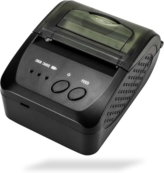 NetumScan Bluetooth wireless thermal receipt printer, 2 inch 58 mm Mini USB POS printer for restaurant retail compatible with Android/iOS/PC/Windows NS1809DD