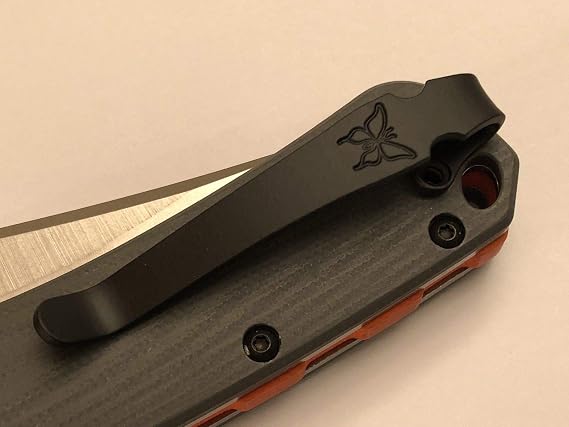 Matte Black Titanium Deep Carry Pocket Clip Benchmade for Cruke River 15080-1 15080-2