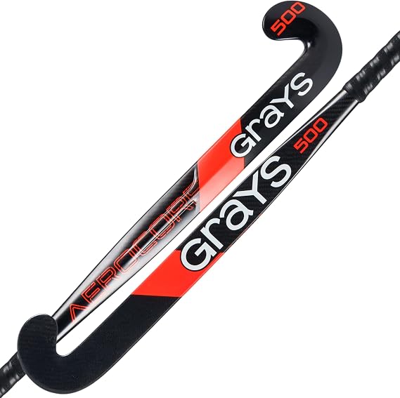 GRAYS AC500 Dynabow-S Composite Hockey Stick - Black/Orange