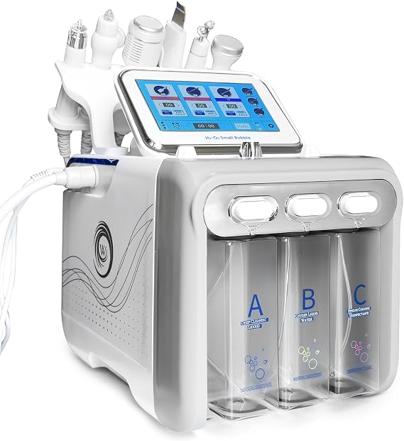 Hydrogen Oxygen Facial Care Machine 6 in 1 Facial Machine with Led Display