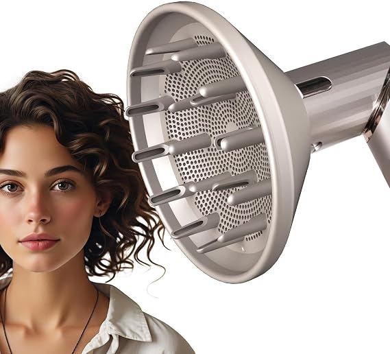 Large Diffuser Hair Dryer Attachment,Styling Tool For Wavy Curly Coil Hair