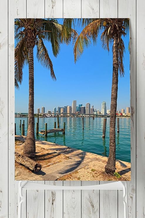 Postermanya (pster6628) Miami Manzara Posteri (30x40cm)