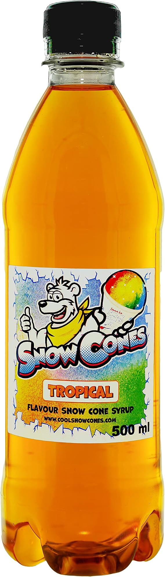 Slush | Snow Cone Syrup | Compatible with ALL Slush Puppy Machines | 500ml Bottles Pick Your Flavour (500ml, Tropical)