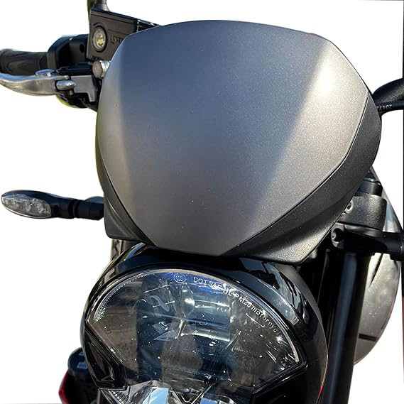 Motorcycle Windshield Windscreen fit for Triu-mph Trident 660 Trident660 Trident-660 2021 2022 2023 Motorcycle Accessories Wind Deflectors (Titanium)