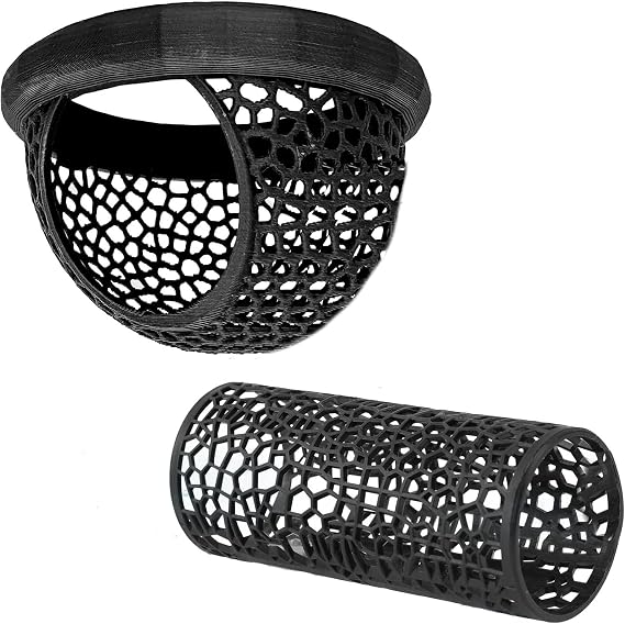 2Pcs Betta Fish Accessories, Aquarium Accessories, Floating Aquarium Hide - Safe Cave Ornament Decoration for Betta, Unique Floating Tunnel Decor for Fish Tanks Accessory Encourages Breeding