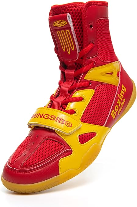 Boxing Shoes Men's Wrestling Shoes Combat Boxers Trainer Breathable Boxing Martial Arts Shoes Athletic Fitness Shoes Bodybuilding