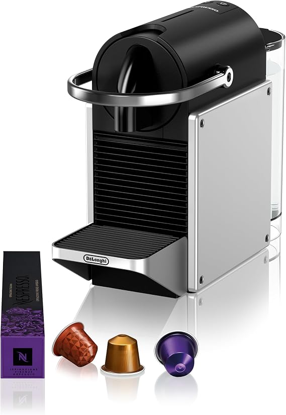 Nespresso De'Longhi Pixie EN127.S, Capsule Coffee Machine, Espresso and