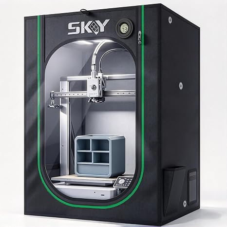 Skouphy 3Dプリンターエンクロージャ Bambu Lab A2L アイアンフレームサポート