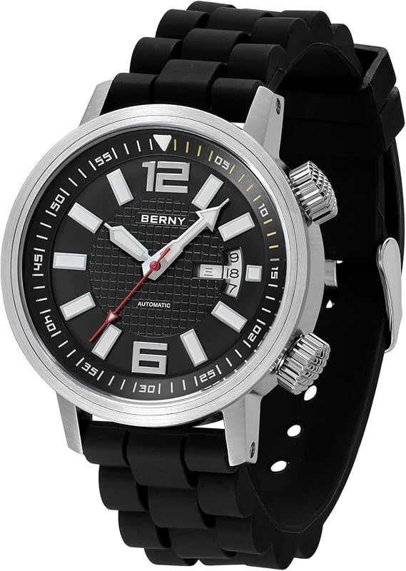 BERNY Diving Watch for Men Automatic Mechanical Wristwatches