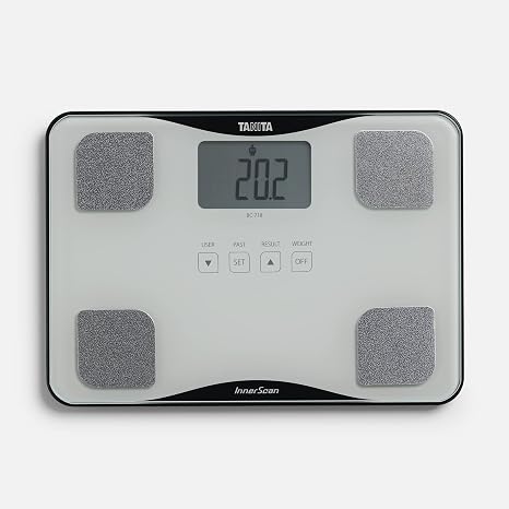 TANITA BC-718 body analysis scale Ultra-thin glass auto detection White