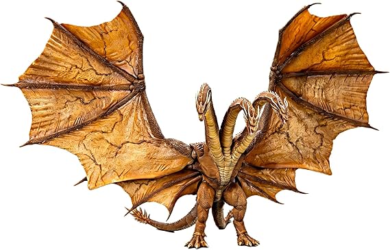TOYVERSE Hiya EXQUISITE BASIC Series Godzilla King of the Monsters King Ghidorah 2.0 35CM 56CM Wingspan Multi-joint Articulated Action Figure Character Model 15+